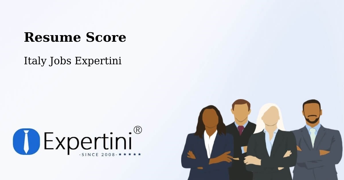 Resume Score & Job Description Match Tool – Trabia - Italy Jobs Expertini