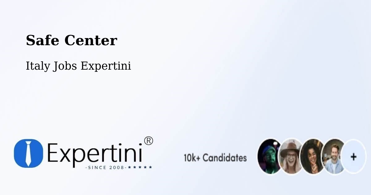 Safety Center – Trabia - Italy Jobs Expertini