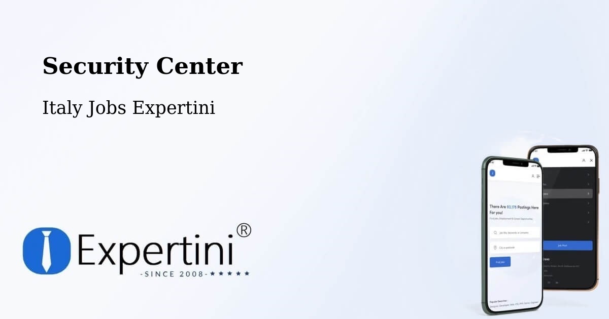 Security & Compliance – Trabia - Italy Jobs Expertini